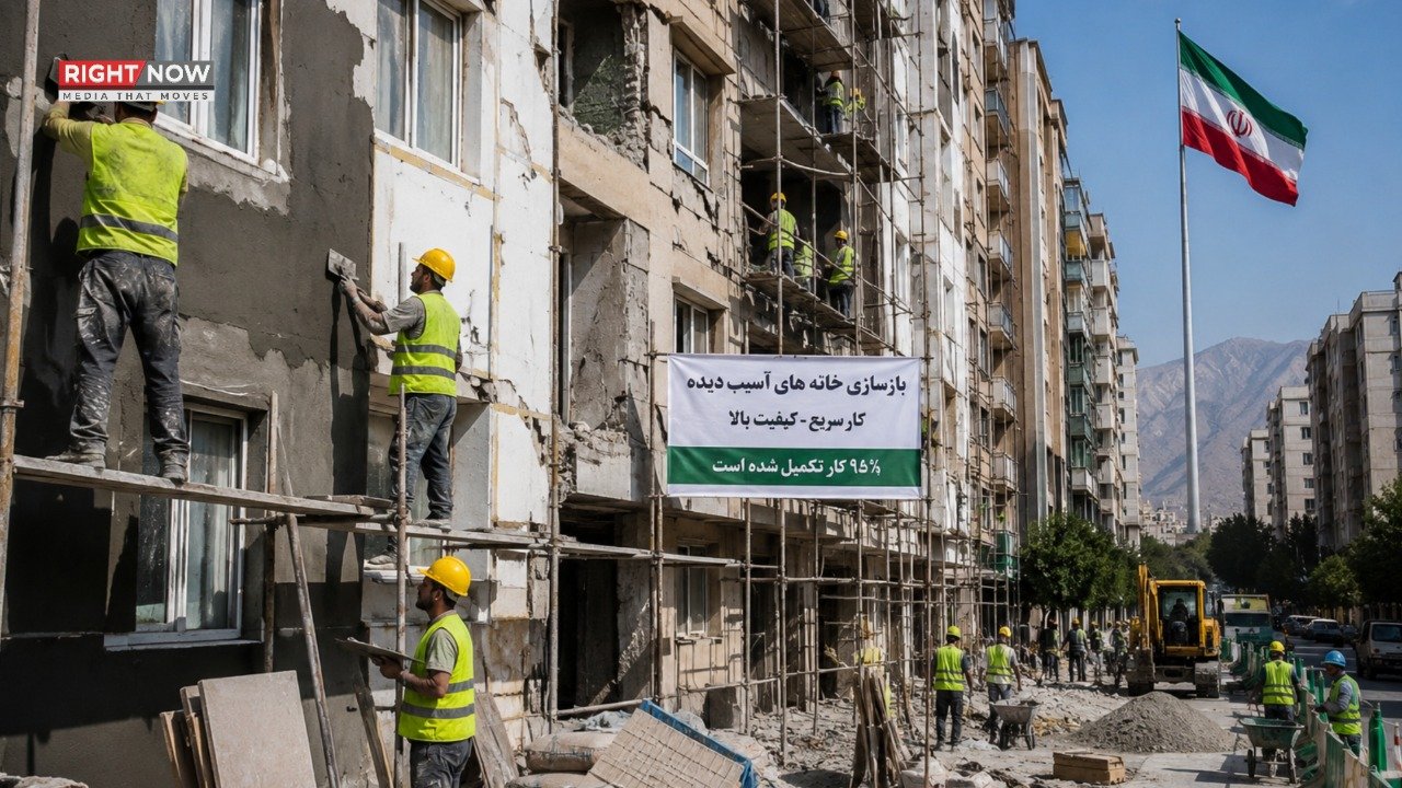 تہران میں حملوں سے متاثرہ گھروں کی تیز مرمت، 95 فیصد کام مکمل