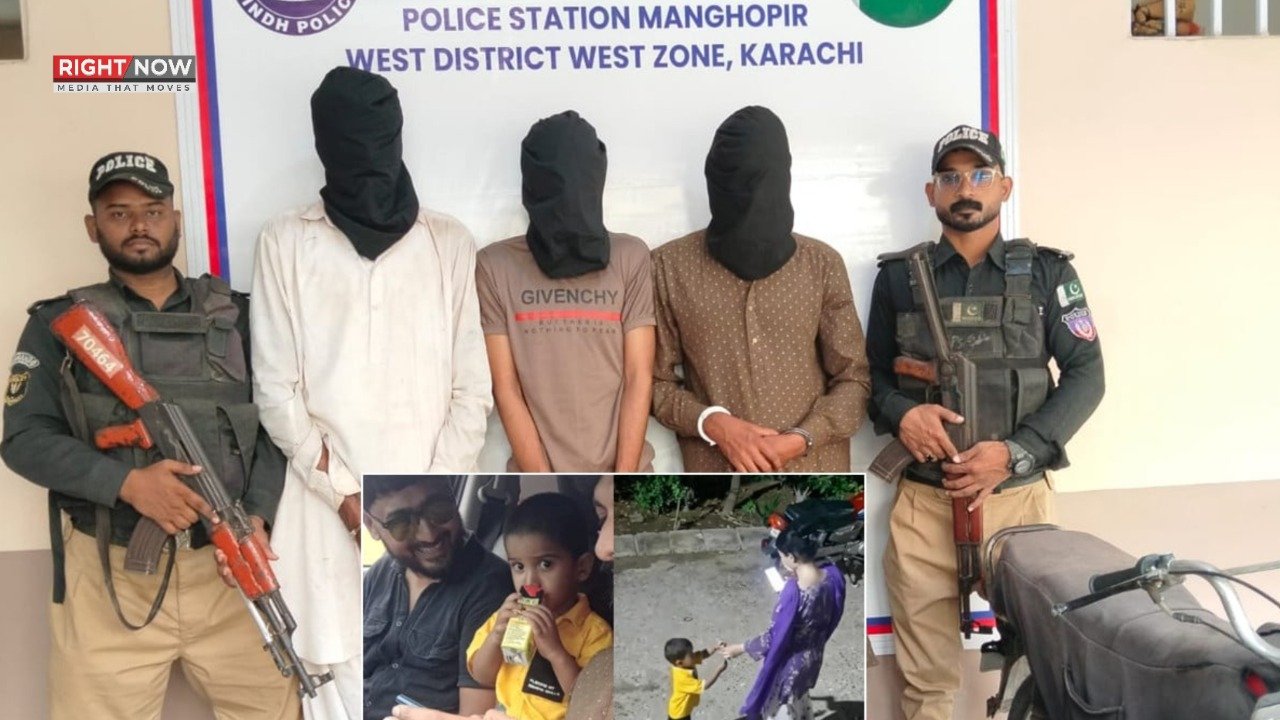 کراچی میں بچے کے اغوا کے ملزمان گرفتار، والد کے دوست کی ملوث ہونے کی تصدیق
