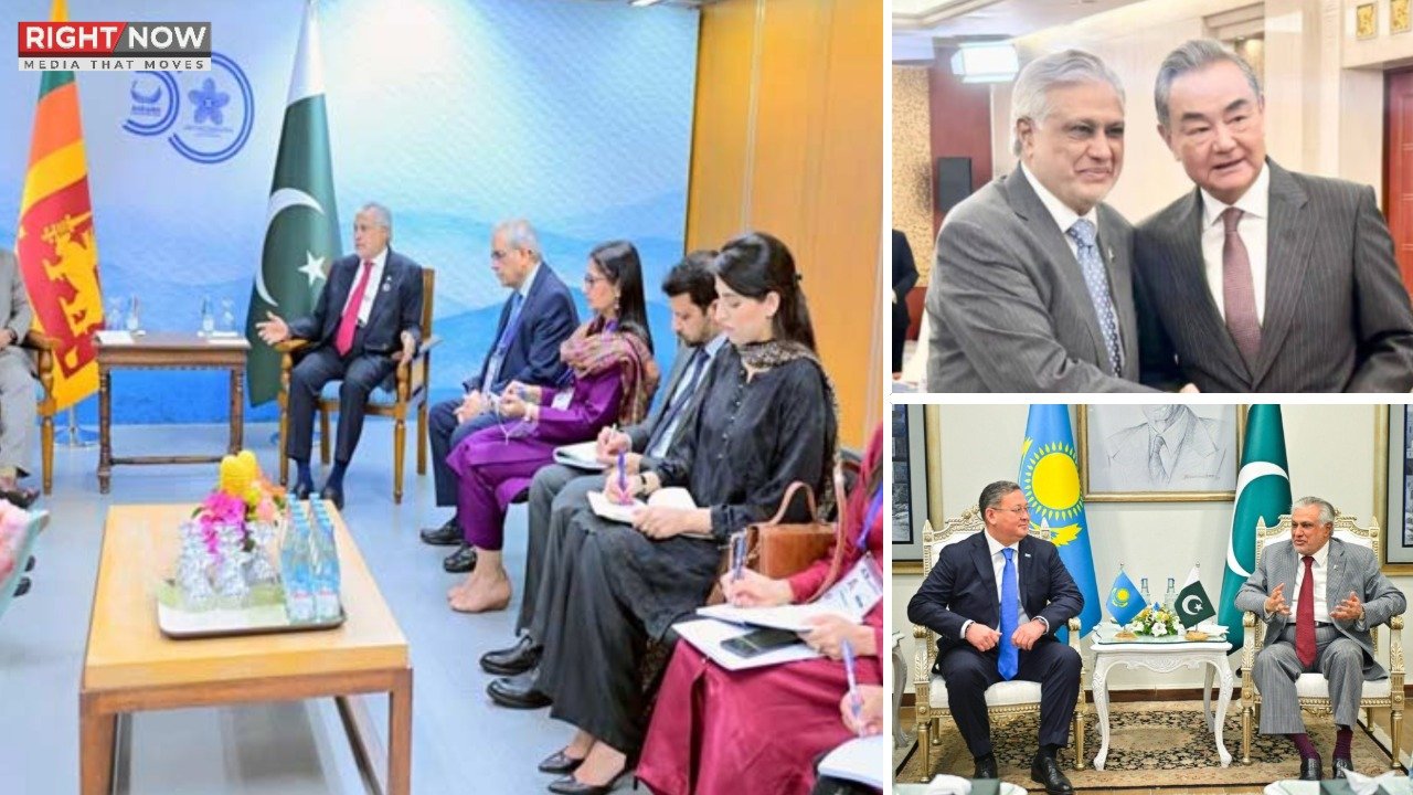 اسحاق ڈار کی وسطی ایشیائی وزرائے خارجہ سے ملاقات، تعاون کے فروغ پر اتفاق