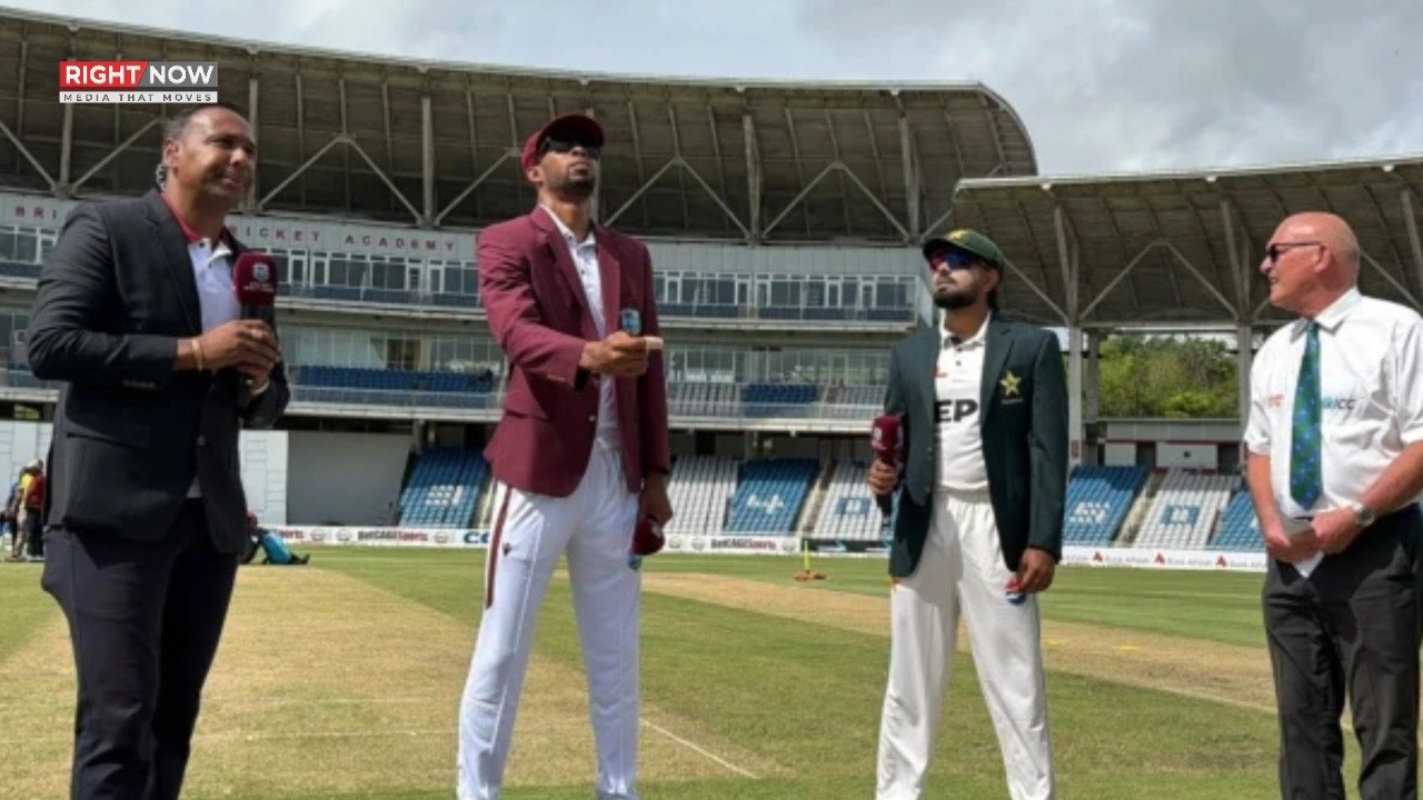 ویسٹ انڈیز نے ٹاس جیت کر بیٹنگ کا فیصلہ، پاکستان کے نئے اسپنر علی عثمان کا ڈیبیو