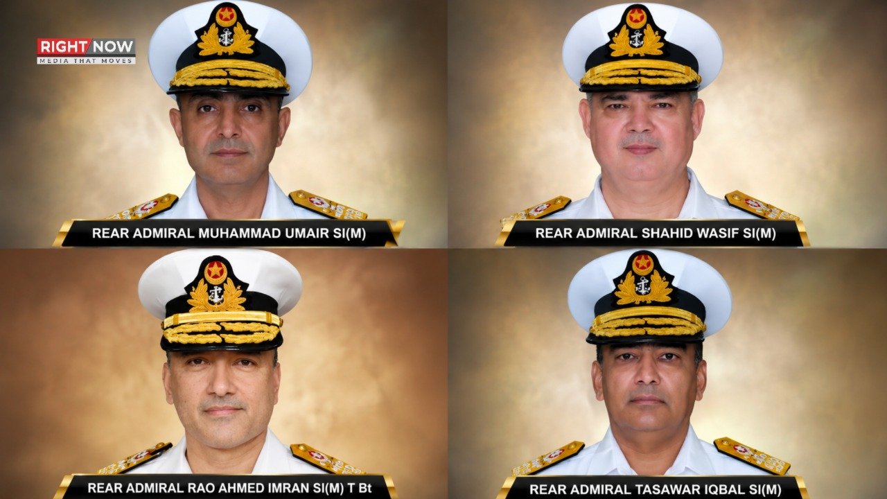 پاک بحریہ کے چار کموڈورز کی ترقی، ریئر ایڈمرل کے عہدے پر فائز