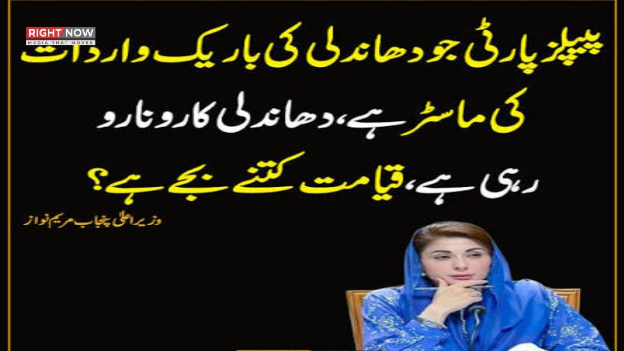 مریم نواز کا پیپلز پارٹی پر دھاندلی کے الزامات کا جواب، قیامت کتنے بجے ہے؟