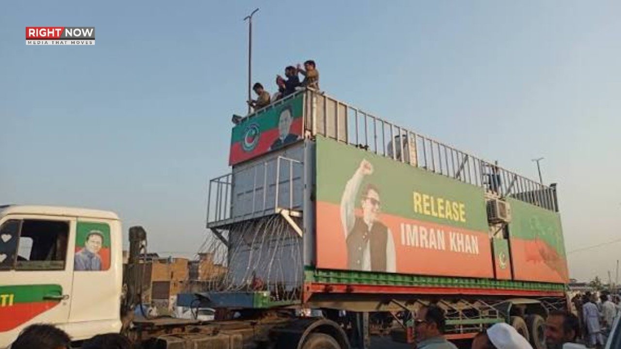 پی ٹی آئی کا 4 اکتوبر مارچ، وزیر اعلیٰ خیبرپختونخوا کا کنٹینر تیار