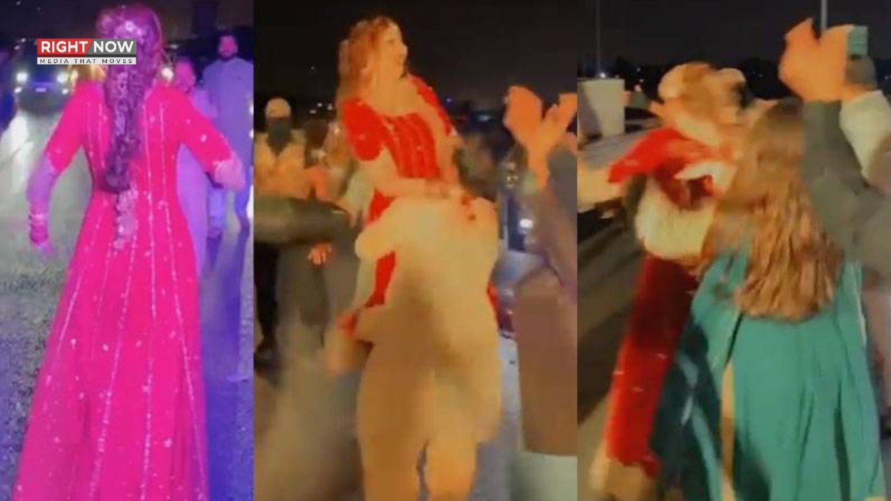 کراچی: شاہ فیصل پل پر دلہا دلہن کا رقص، ٹریفک متاثر، ویڈیو وائرل