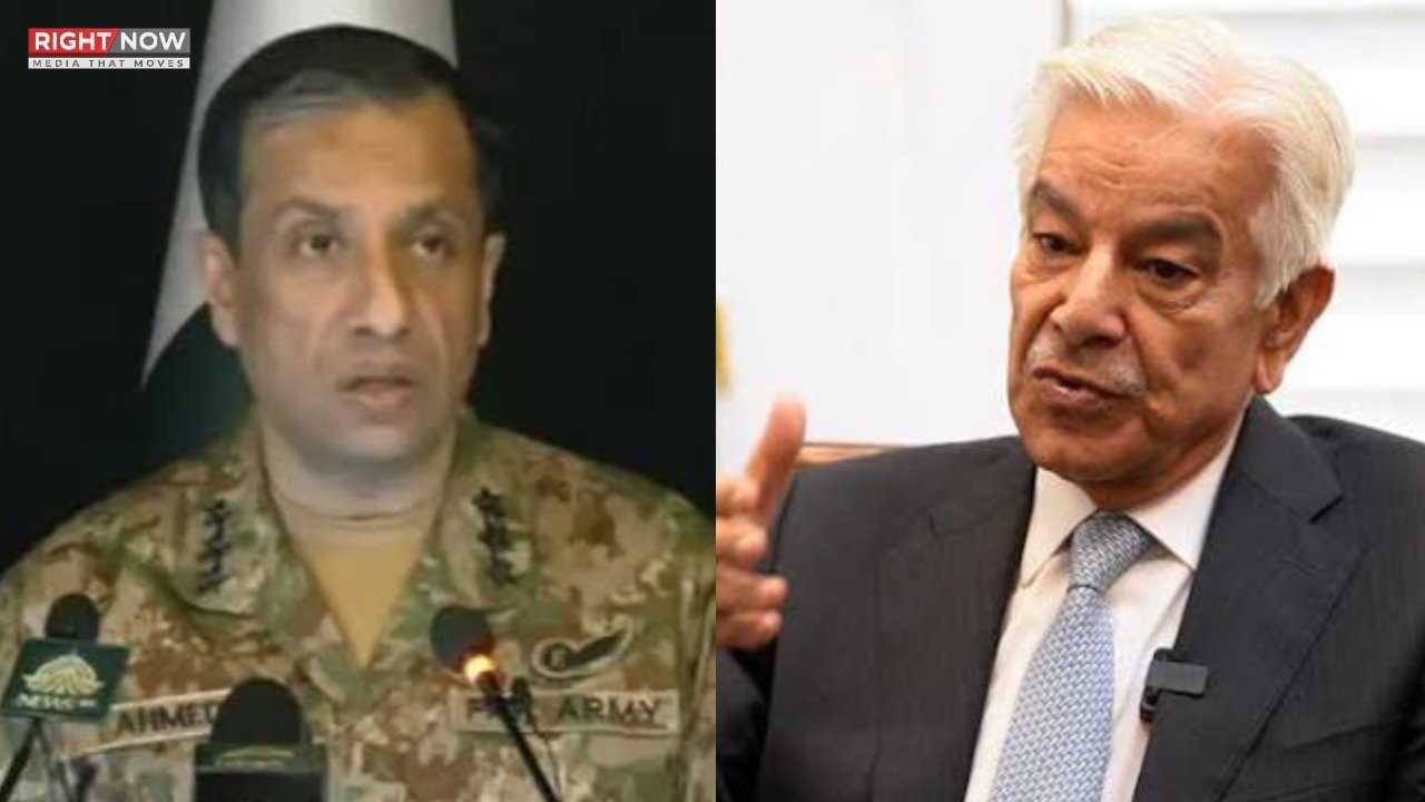 خواجہ آصف کا بیان: ڈی جی آئی ایس پی آر نے کے پی حکومت کو چارج شیٹ سنائی