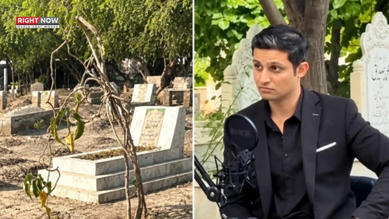 ریحان طارق کو قبرستان میں پوڈکاسٹ ریکارڈنگ پر شدید تنقید کا سامنا, سوشل میڈیا پر صارفین کی ناراضگی