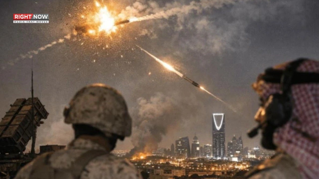 ریاض اور جنوبی علاقے میں میزائل تباہ، سعودیہ کا دعویٰ، 4 افراد زخمی