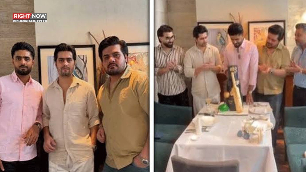 ٹیسٹ کپتان بابر اعظم کی 32ویں سالگرہ، کیک پر بیٹ بال نمایاں