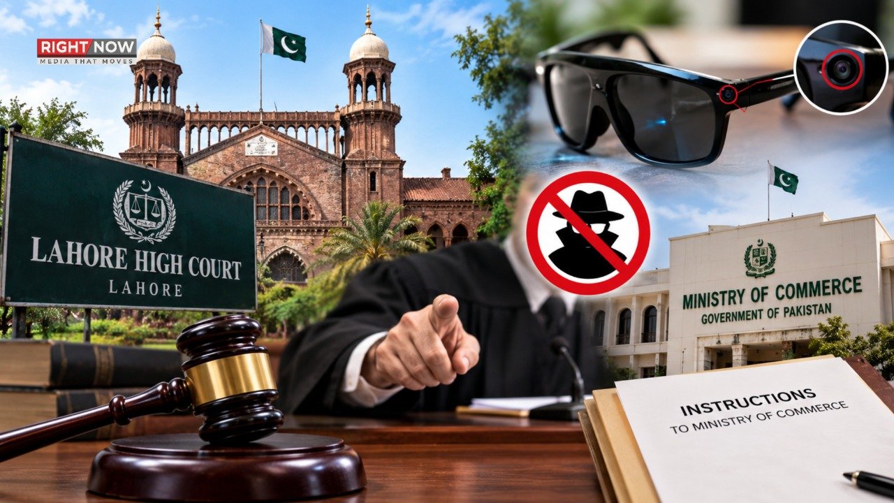 لاہور ہائیکورٹ کا خفیہ کیمرے والی عینکوں کی فروخت پر برہمی، وزارتِ کامرس کو ہدایات