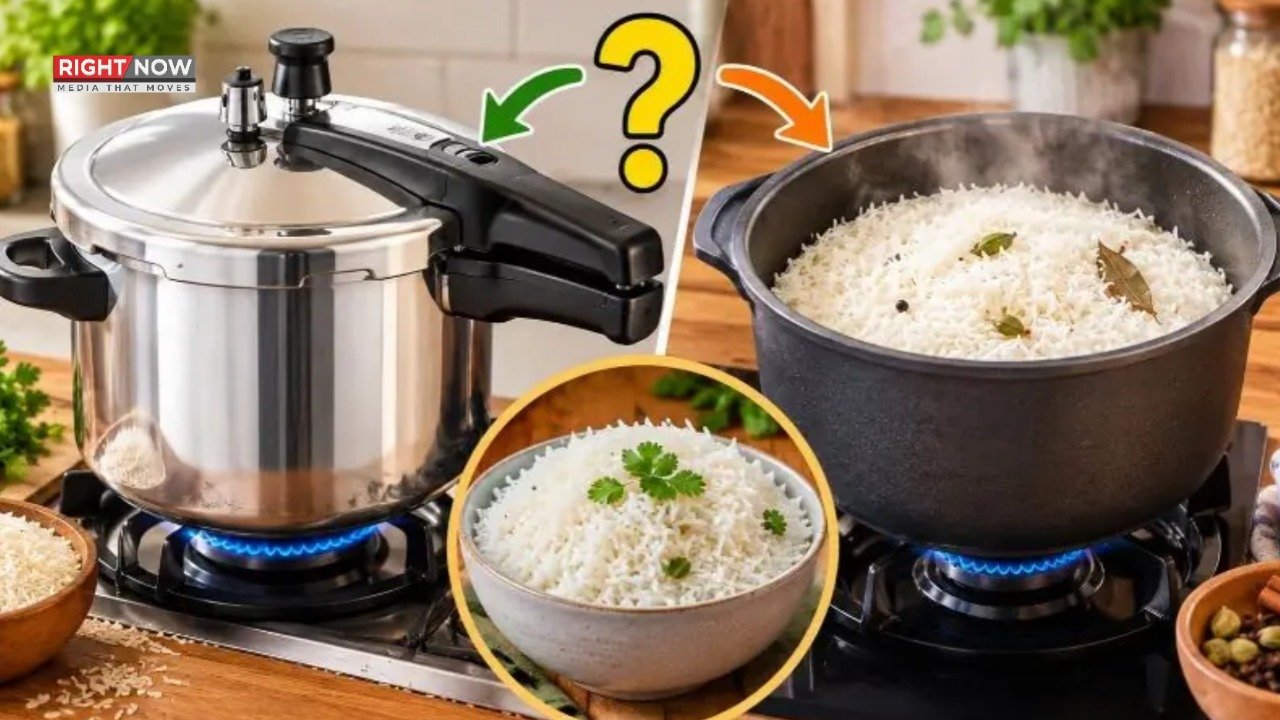 چاول پکانے کا بہترین طریقہ: پریشر کُکر یا کھلا برتن؟ ماہرین کی رائے